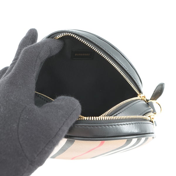 バーバリー ショルダーバッグ アイコンストライプ ルイーズバッグ PVC レザー 8051846 BURBERRY