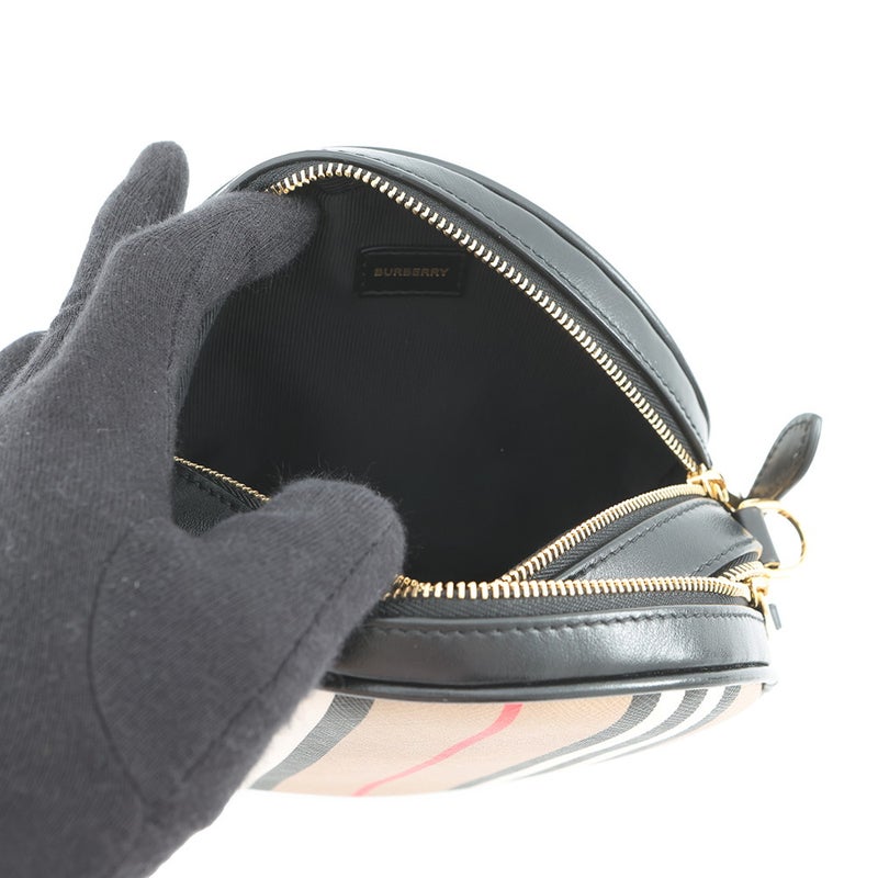 バーバリー ショルダーバッグ アイコンストライプ ルイーズバッグ PVC レザー 8051846 BURBERRY