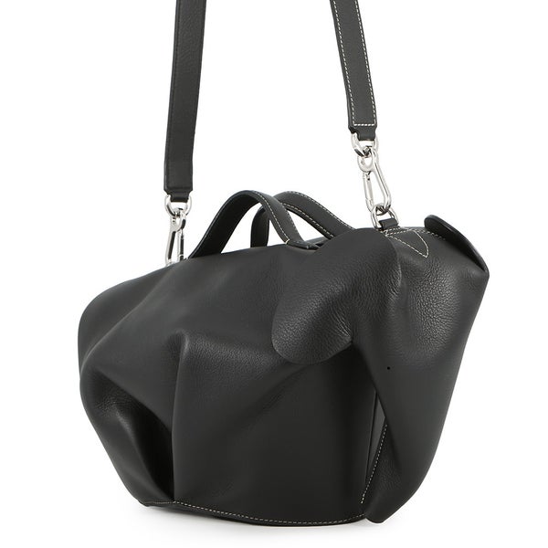 ロエベ ハンドバッグ エレファントバッグ ラージ クラシックカーフレザー B623A18X01 LOEWE 2way 黒 象