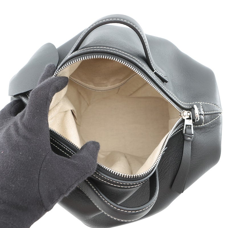 ロエベ ハンドバッグ エレファントバッグ ラージ クラシックカーフレザー B623A18X01 LOEWE 2way 黒 象
