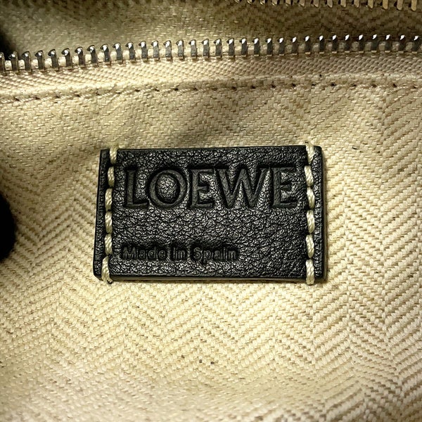 ロエベ ハンドバッグ エレファントバッグ ラージ クラシックカーフレザー B623A18X01 LOEWE 2way 黒 象
