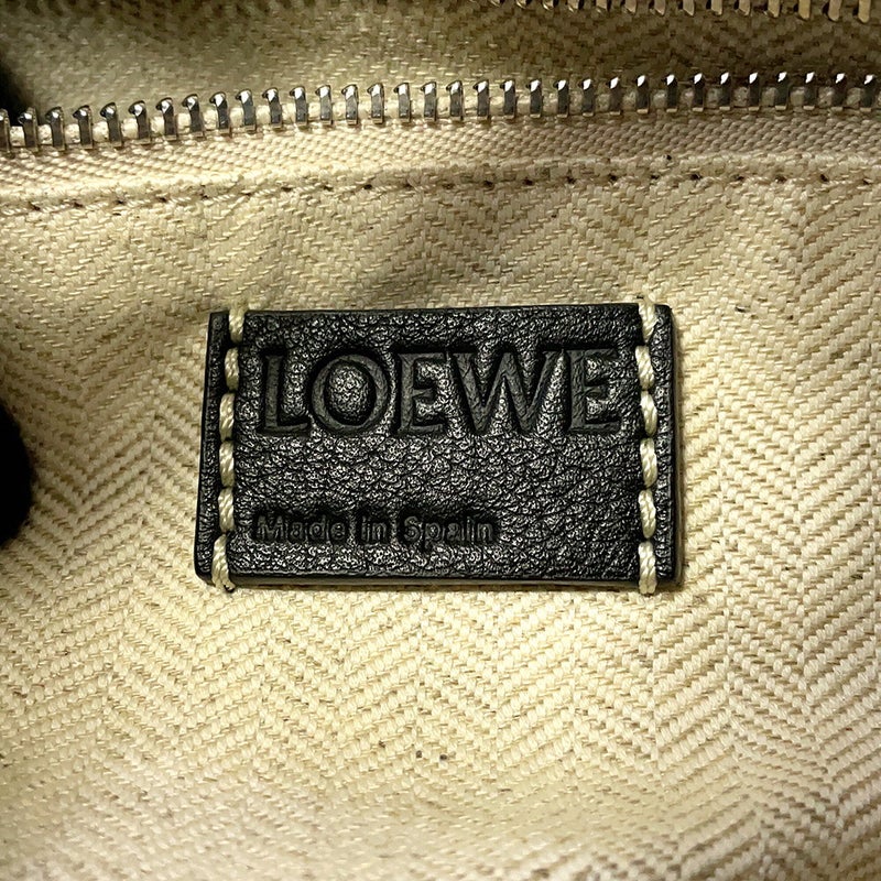 ロエベ ハンドバッグ エレファントバッグ ラージ クラシックカーフレザー B623A18X01 LOEWE 2way 黒 象