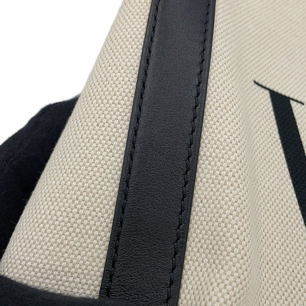 ヴァレンティノガラヴァーニ トートバッグ VLTNロゴ スタッズ  キャンバス レザー UW2B0H19FWB VALENTINO 2way