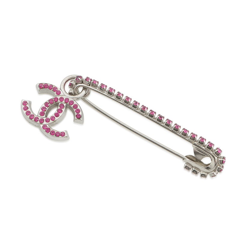 シャネル ブローチ ココマーク ラインストーン 02P CHANEL アクセサリー