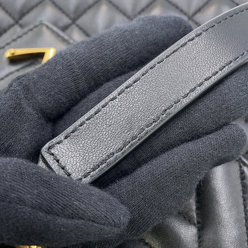 サンローランパリ チェーンショルダーバッグ エンベロープ ミディアム ラムスキン 600185 2way 黒