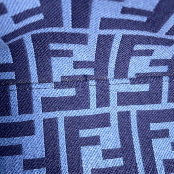 フェンディ トートバッグ ロゴ ストライプ キャンバス/レザー 7VA610 FENDI バッグ