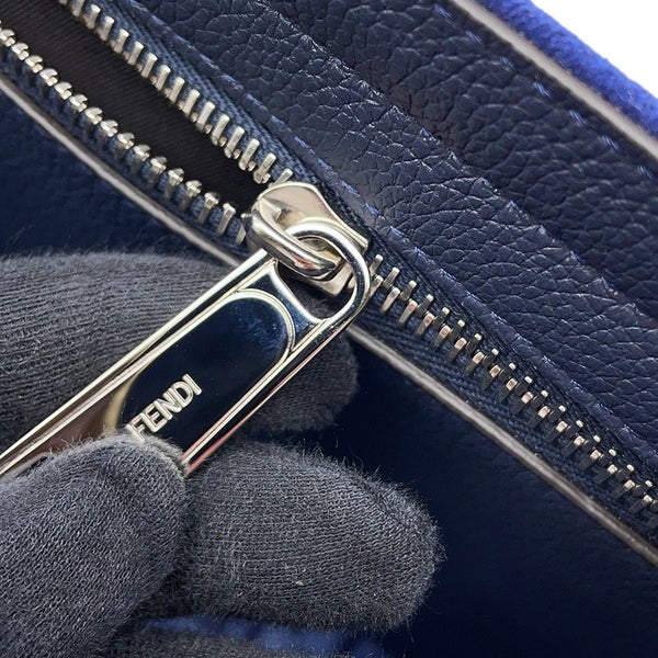 フェンディ トートバッグ ロゴ ストライプ キャンバス/レザー 7VA610 FENDI バッグ