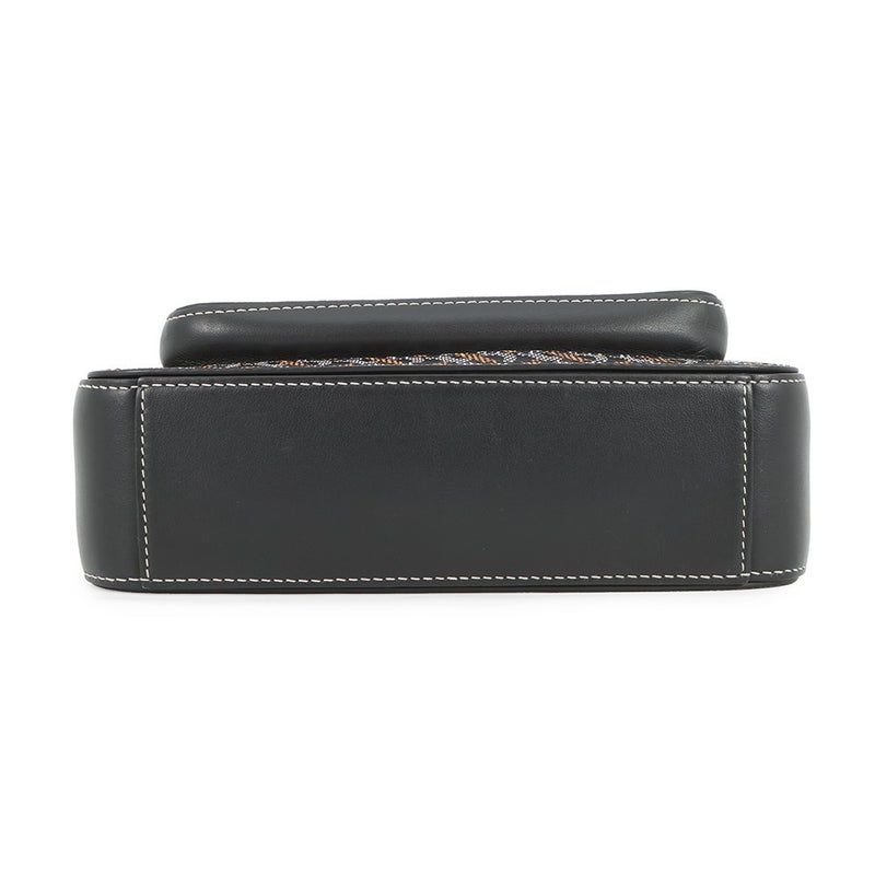 バーバリー ショルダーバッグ TBモノグラム PVC レザー BURBERRY 黒