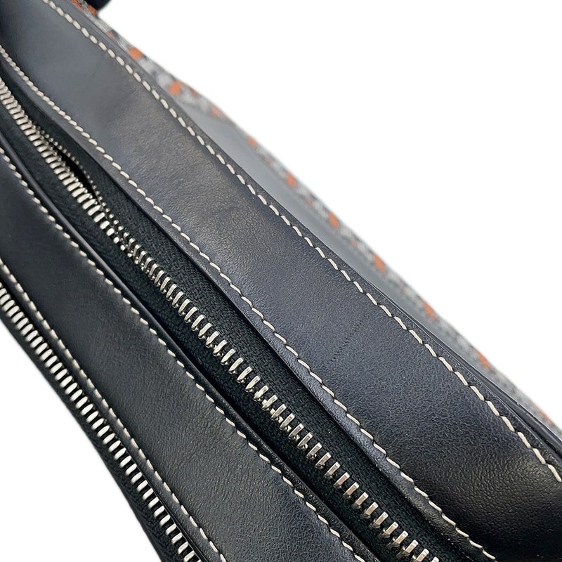 バーバリー ショルダーバッグ TBモノグラム PVC レザー BURBERRY 黒