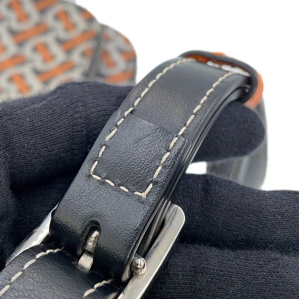 バーバリー ショルダーバッグ TBモノグラム PVC レザー BURBERRY 黒