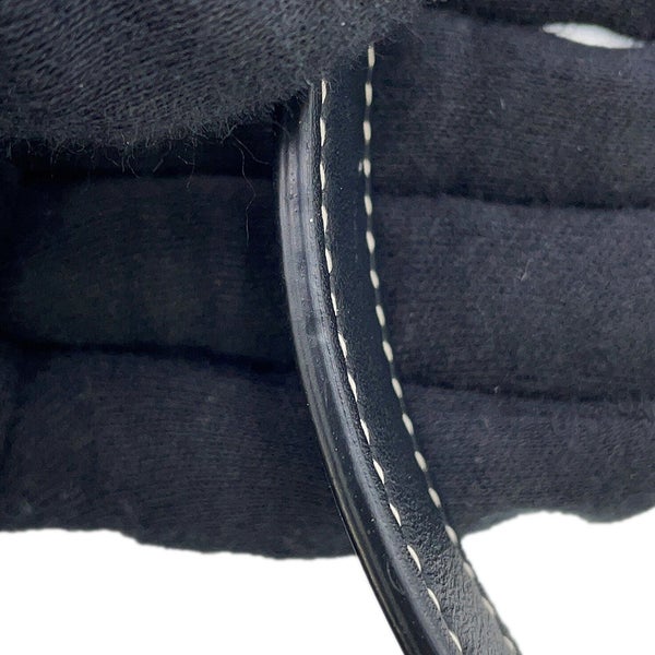 バーバリー ショルダーバッグ TBモノグラム PVC レザー BURBERRY 黒