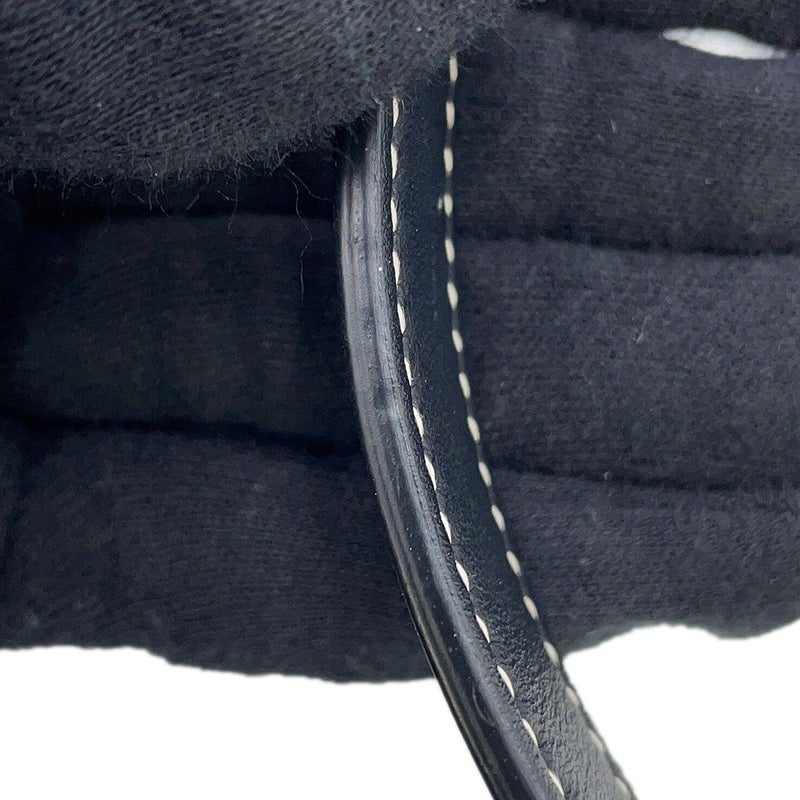 バーバリー ショルダーバッグ TBモノグラム PVC レザー BURBERRY 黒