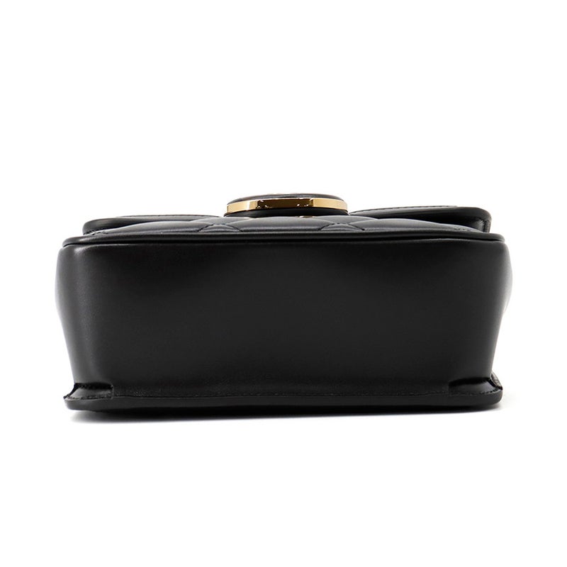 グッチ ショルダーバッグ デコ ミニ チェーンショルダーバッグ レザー 741457 GUCCI バッグ 黒