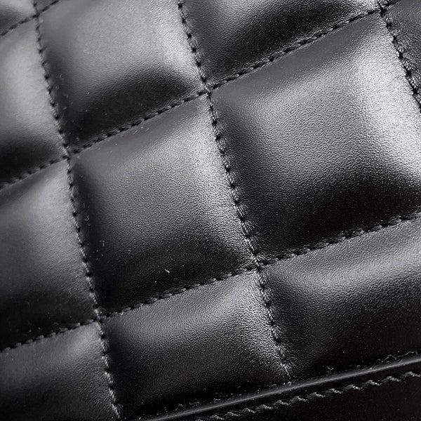 グッチ ショルダーバッグ デコ ミニ チェーンショルダーバッグ レザー 741457 GUCCI バッグ 黒