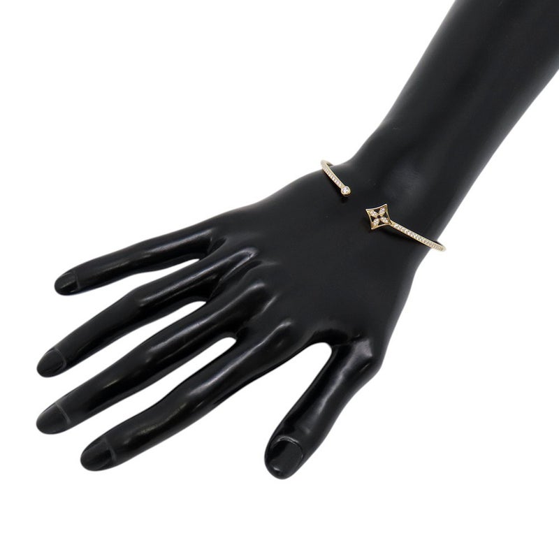 ルイヴィトン ブレスレット ツイスト ブロッサム ダイヤ 1P 0.05ct/51P 計0.35ct K18イエローゴールド サイズ16 Q95712