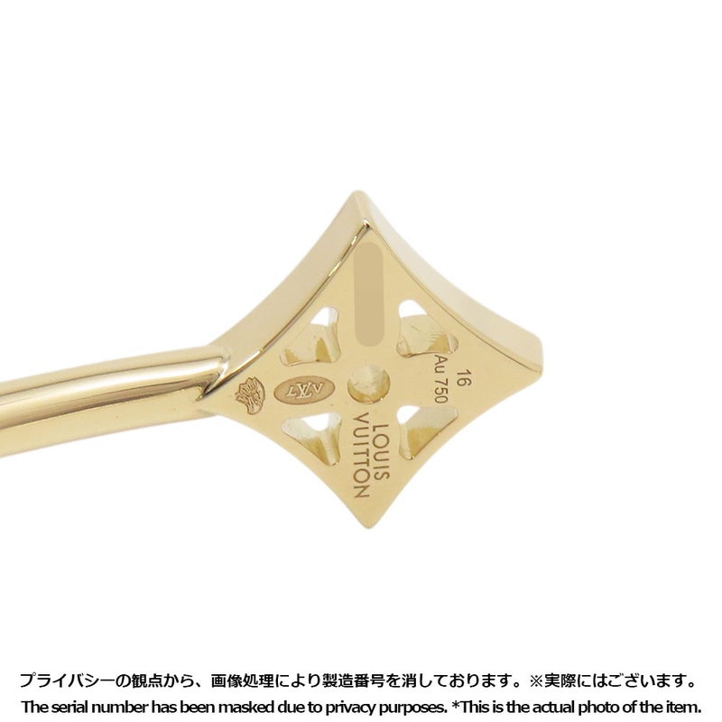 ルイヴィトン ブレスレット ツイスト ブロッサム ダイヤ 1P 0.05ct/51P 計0.35ct K18イエローゴールド サイズ16 Q95712