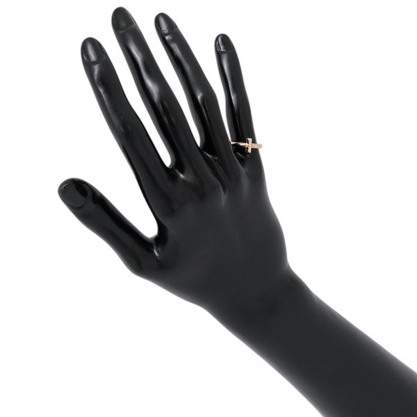ティファニー リング Tワン ナロー リング ダイヤ 計0.08ct K18ピンクゴールド サイズ約5号 67795342 Tiffany&Co. 指輪