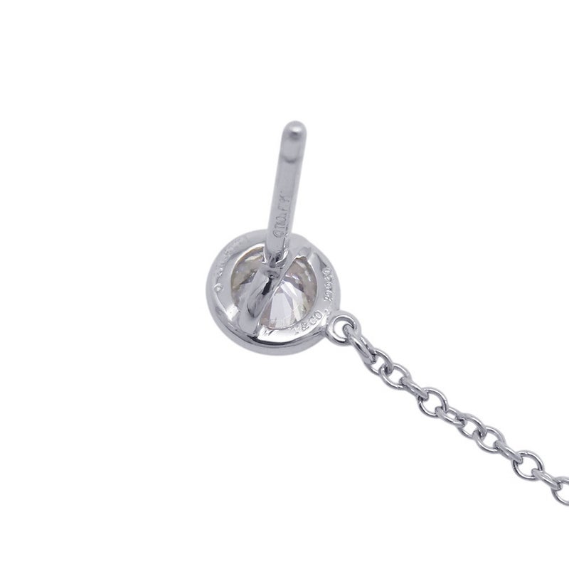 ティファニー ピアス エルサ・ペレッティ バイ ザ ヤード ドロップ ピアス ダイヤモンド 6P Pt950プラチナ Tiffany&Co.