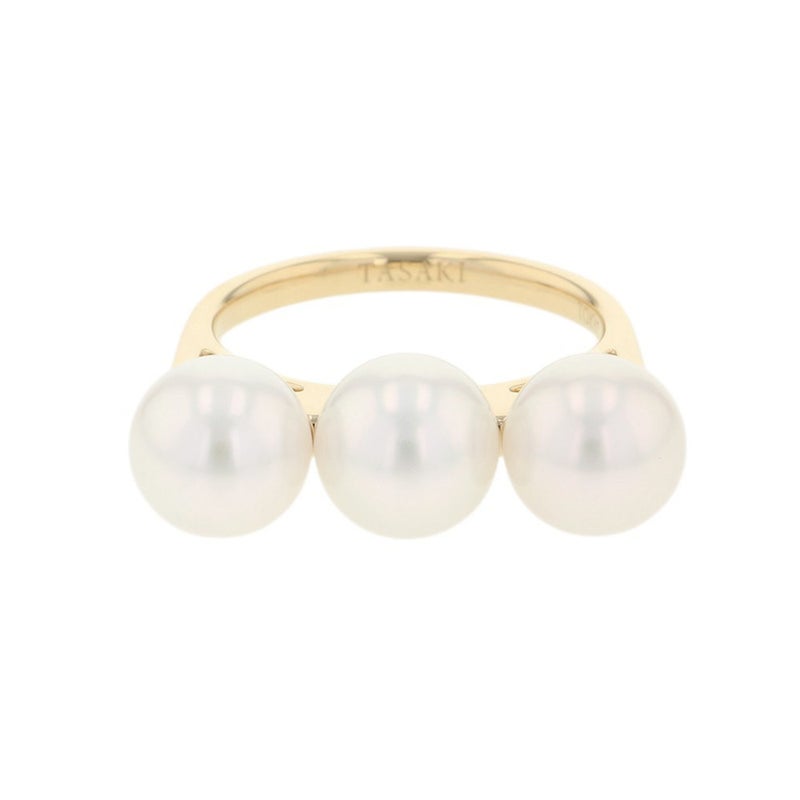 タサキ リング バランス エラ リング あこや真珠 K18YGイエローゴールド サイズ14号 R-4418-18KYG TASAKI 指輪