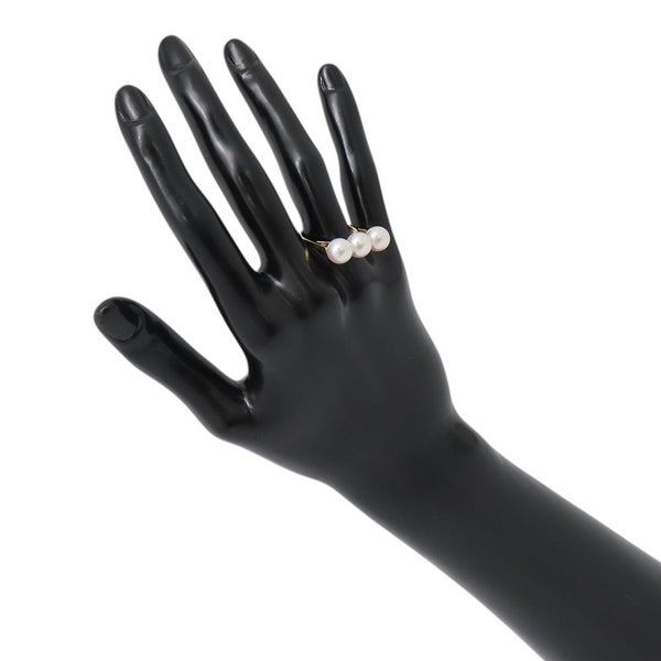 タサキ リング バランス エラ リング あこや真珠 K18YGイエローゴールド サイズ14号 R-4418-18KYG TASAKI 指輪