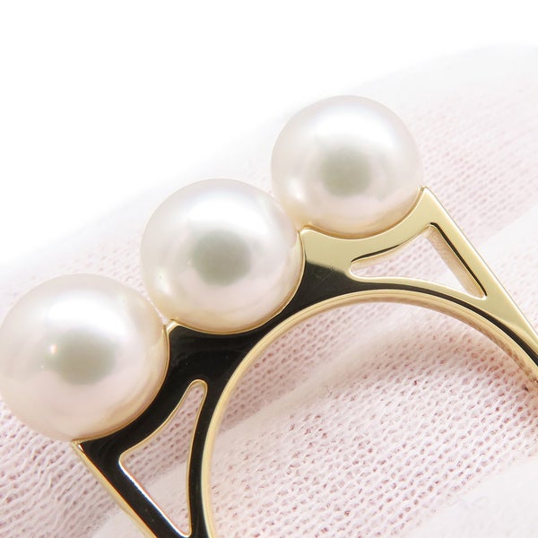 タサキ リング バランス エラ リング あこや真珠 K18YGイエローゴールド サイズ14号 R-4418-18KYG TASAKI 指輪