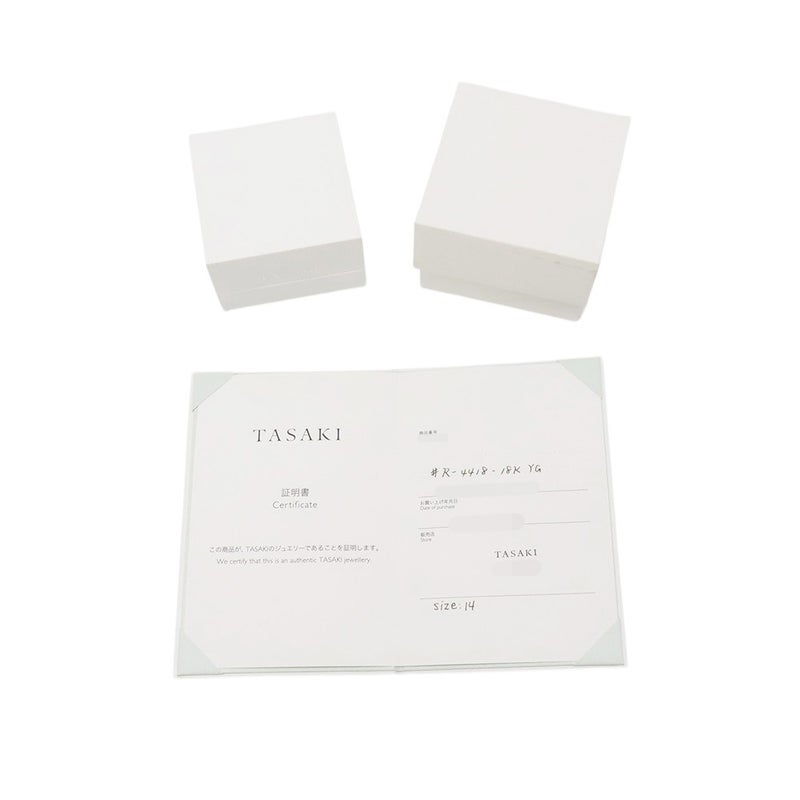 タサキ リング バランス エラ リング あこや真珠 K18YGイエローゴールド サイズ14号 R-4418-18KYG TASAKI 指輪