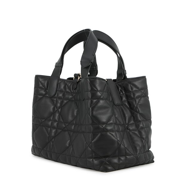 クリスチャン・ディオール ハンドバッグ マクロカナージュ トゥジュール  ミディアム レザー M2821OSNW_M900 黒