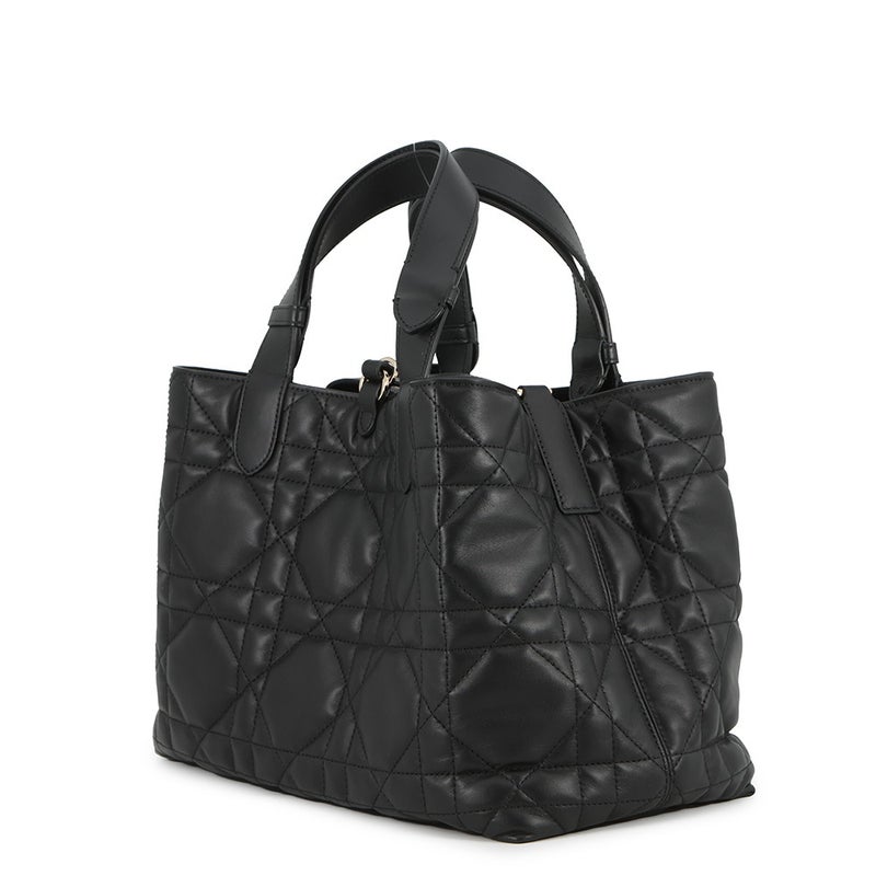 クリスチャン・ディオール ハンドバッグ マクロカナージュ トゥジュール  ミディアム レザー M2821OSNW_M900 黒