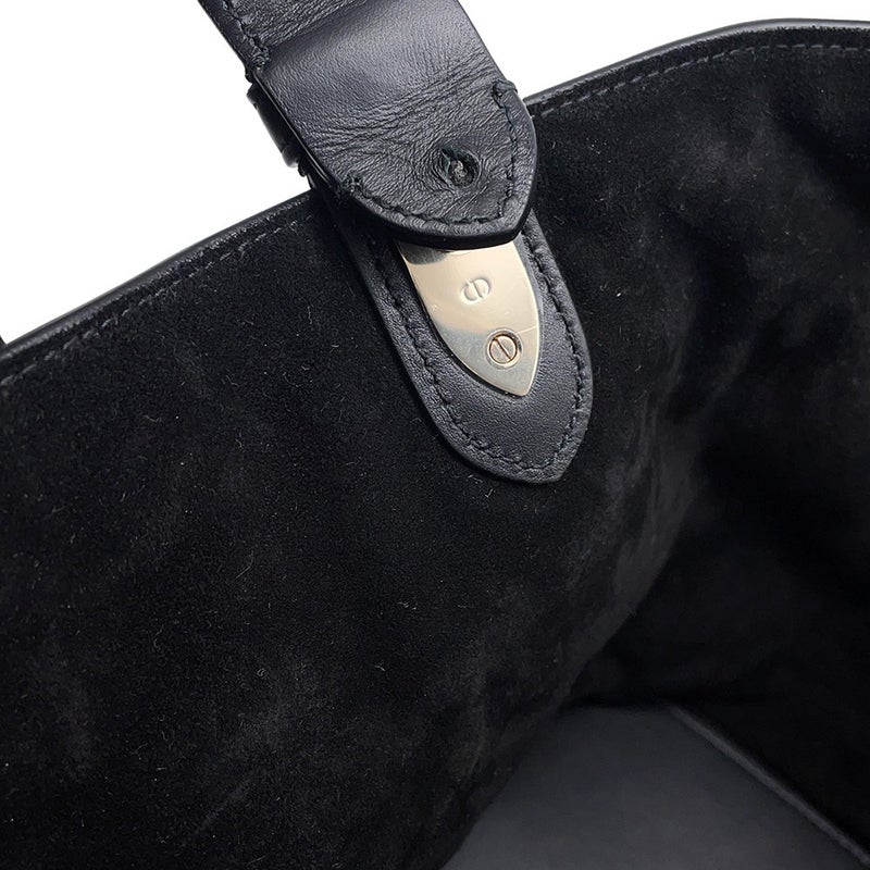 クリスチャン・ディオール ハンドバッグ マクロカナージュ トゥジュール  ミディアム レザー M2821OSNW_M900 黒