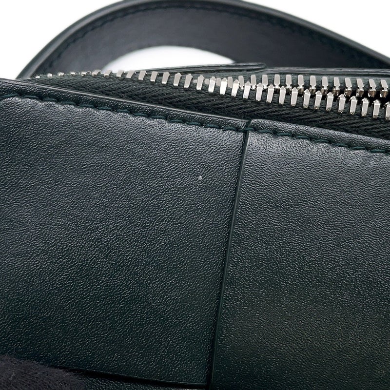 ボッテガヴェネタ ショルダーバッグ カセット マキシイントレチャート レザー BOTTEGA VENETA バッグ