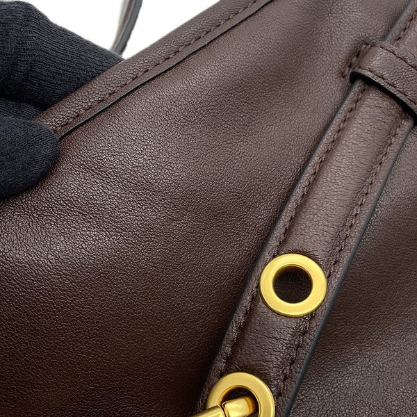 ミュウミュウ ショルダーバッグ アバンチュール ロゴ ナッパレザー 5BC182 MIUMIU ワンショルダー ハンドバッグ