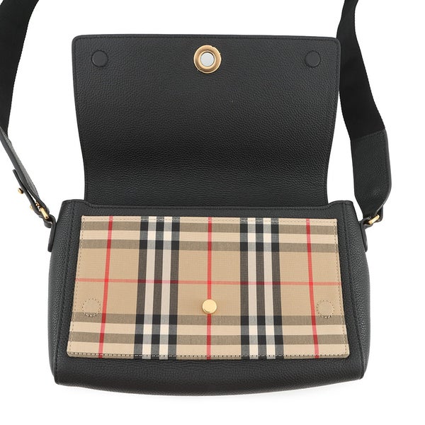 バーバリー ショルダーバッグ ノバチェック ノート レザー キャンバス 8021110 BURBERRY バッグ