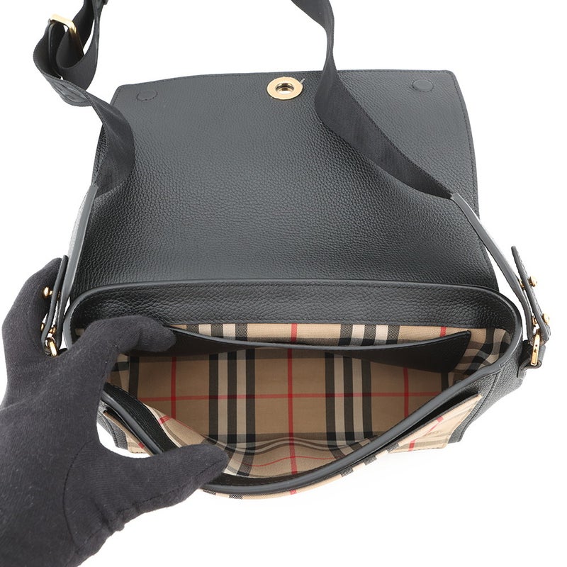 バーバリー ショルダーバッグ ノバチェック ノート レザー キャンバス 8021110 BURBERRY バッグ
