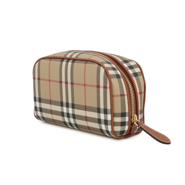 バーバリー ポーチ ノバチェック コスメティック ポーチ スモール PVC レザー 80944191 BURBERRY