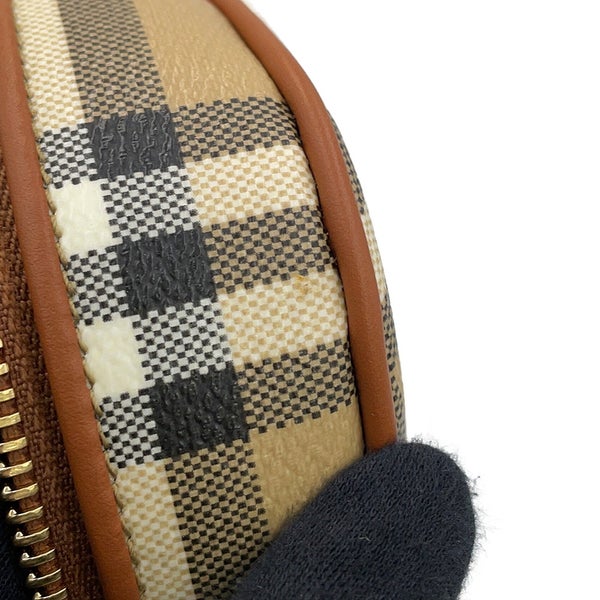 バーバリー ポーチ ノバチェック コスメティック ポーチ スモール PVC レザー 80944191 BURBERRY