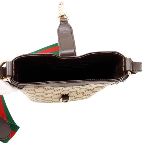 グッチ ショルダーバッグ ミニバケットバッグ GGキャンバス レザー 782919 GUCCI