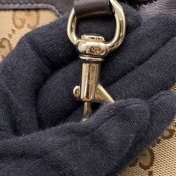 グッチ ショルダーバッグ ミニバケットバッグ GGキャンバス レザー 782919 GUCCI