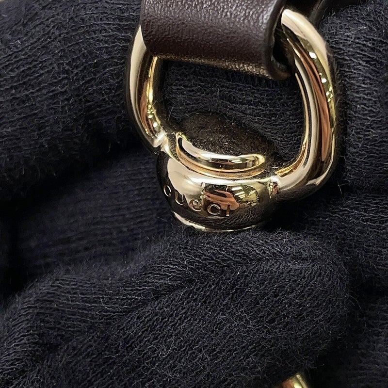 グッチ ショルダーバッグ ミニバケットバッグ GGキャンバス レザー 782919 GUCCI