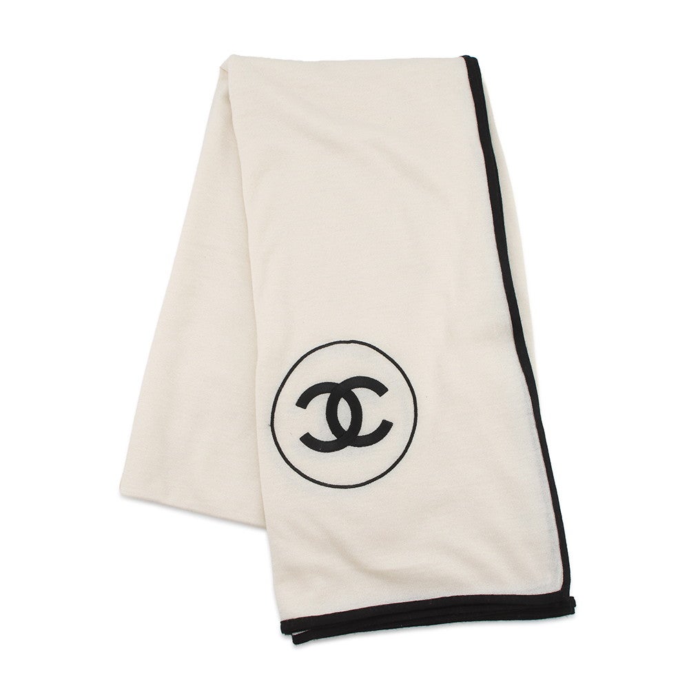 シャネル ストール ココマーク カシミヤ シルク A52032 CHANEL 安心