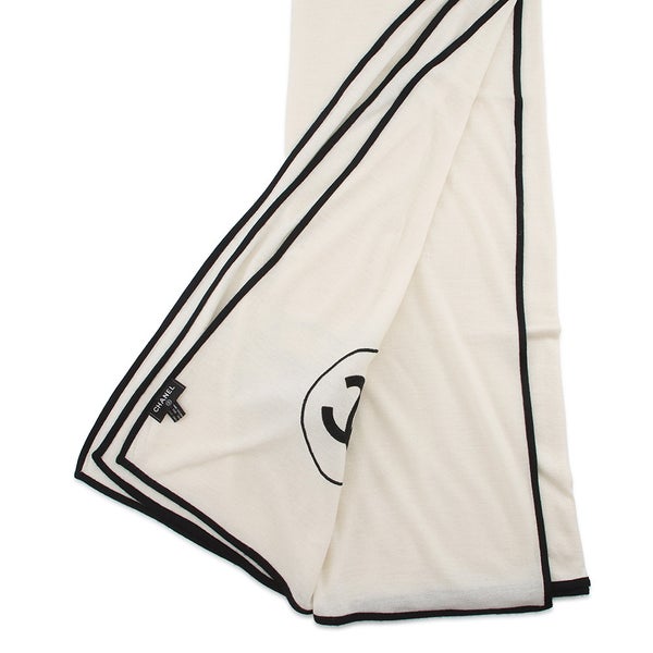 シャネル ストール ココマーク カシミヤ シルク A52032 CHANEL