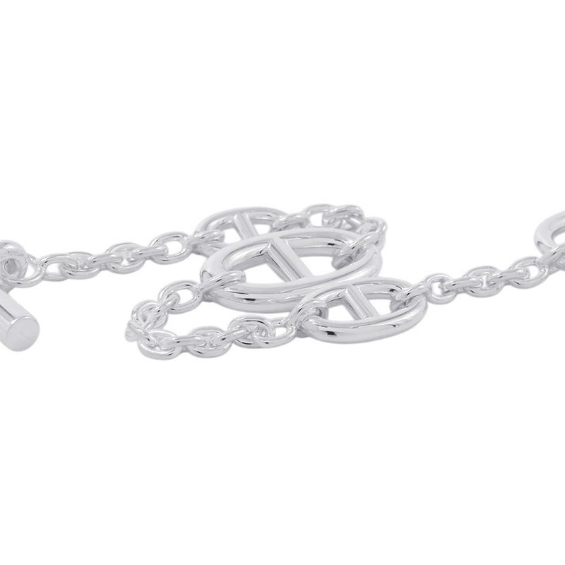 エルメス ブレスレット シェーヌダンクル ファランドール SV925シルバー サイズST HERMES ジュエリー