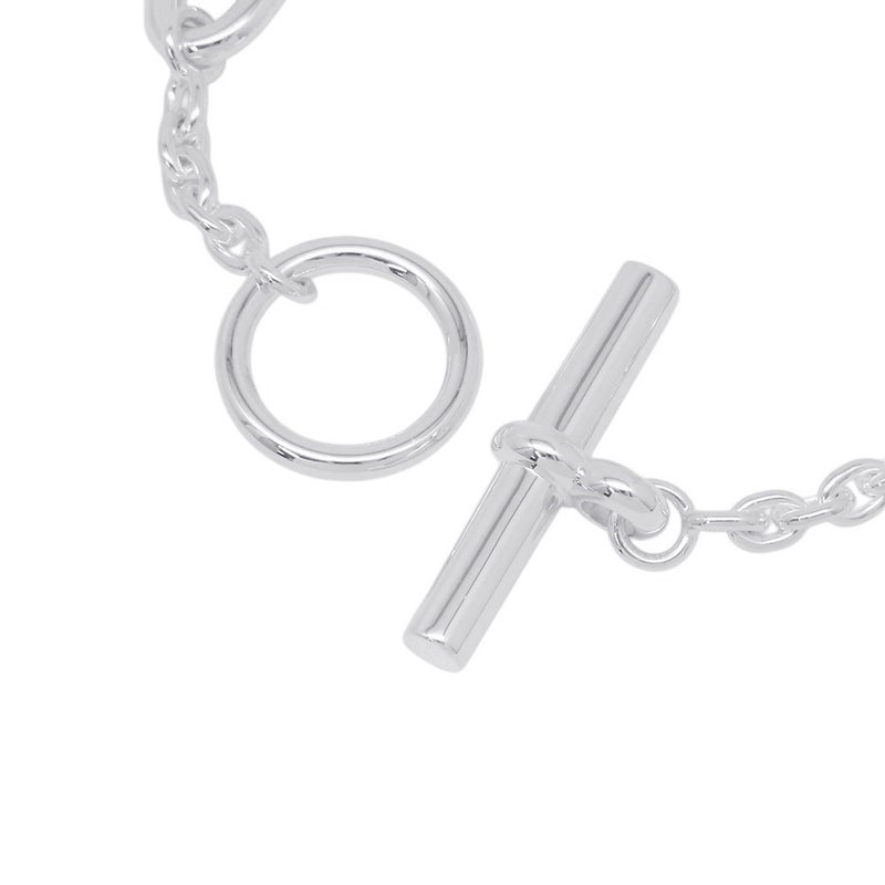 エルメス ブレスレット シェーヌダンクル ファランドール SV925シルバー サイズST HERMES ジュエリー