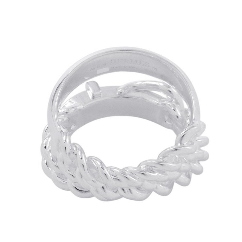 エルメス リング ブックルセリエ アンフレクシブル SV925シルバー リングサイズ55 HERMES 指輪 ジュエリー