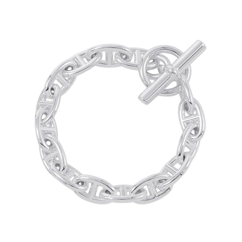 エルメス ブレスレット シェーヌダンクルGM 15コマ SV925シルバー HERMES ジュエリー