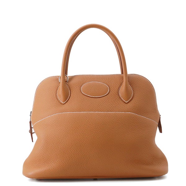 エルメス ハンドバッグ ボリード31 ゴールド/シルバー金具 トリヨンクレマンス Y刻印 ２wayショルダー