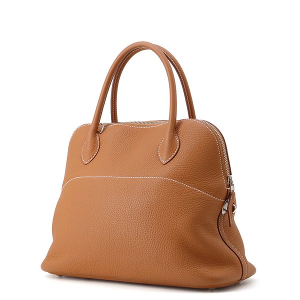 エルメス ハンドバッグ ボリード31 ゴールド/シルバー金具 トリヨンクレマンス Y刻印 ２wayショルダー