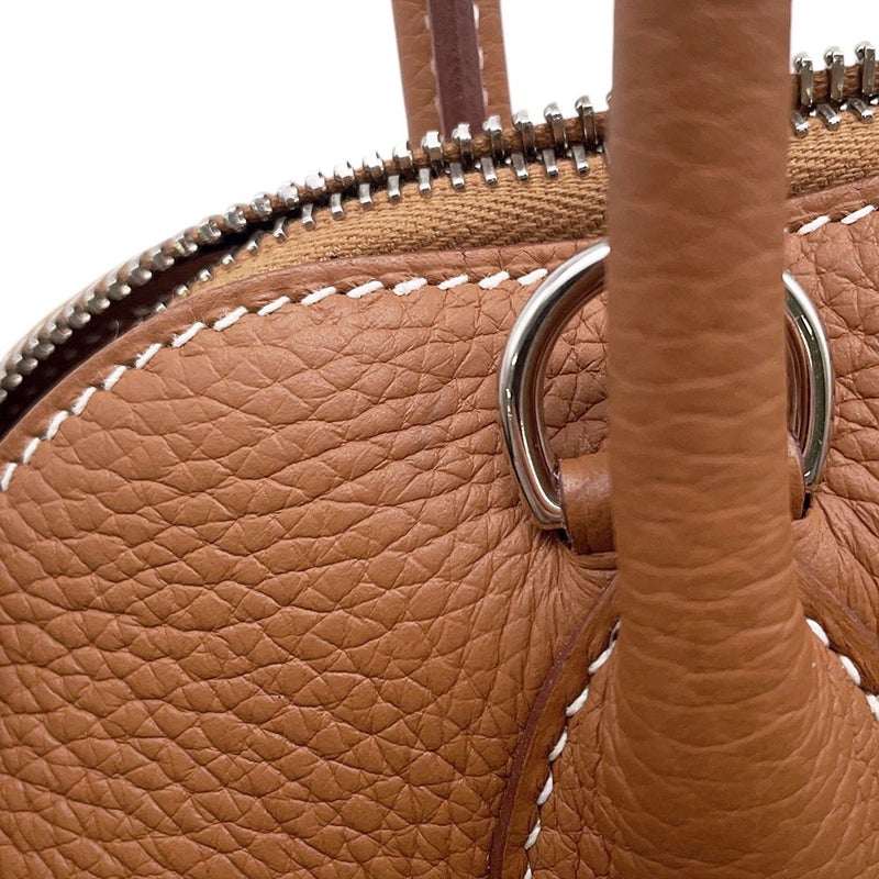 エルメス ハンドバッグ ボリード31 ゴールド/シルバー金具 トリヨンクレマンス Y刻印 ２wayショルダー