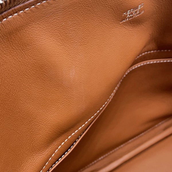 エルメス ハンドバッグ ボリード31 ゴールド/シルバー金具 トリヨンクレマンス Y刻印 ２wayショルダー