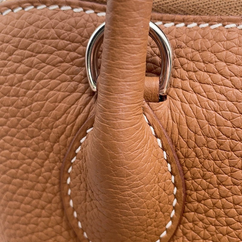 エルメス ハンドバッグ ボリード31 ゴールド/シルバー金具 トリヨンクレマンス Y刻印 ２wayショルダー