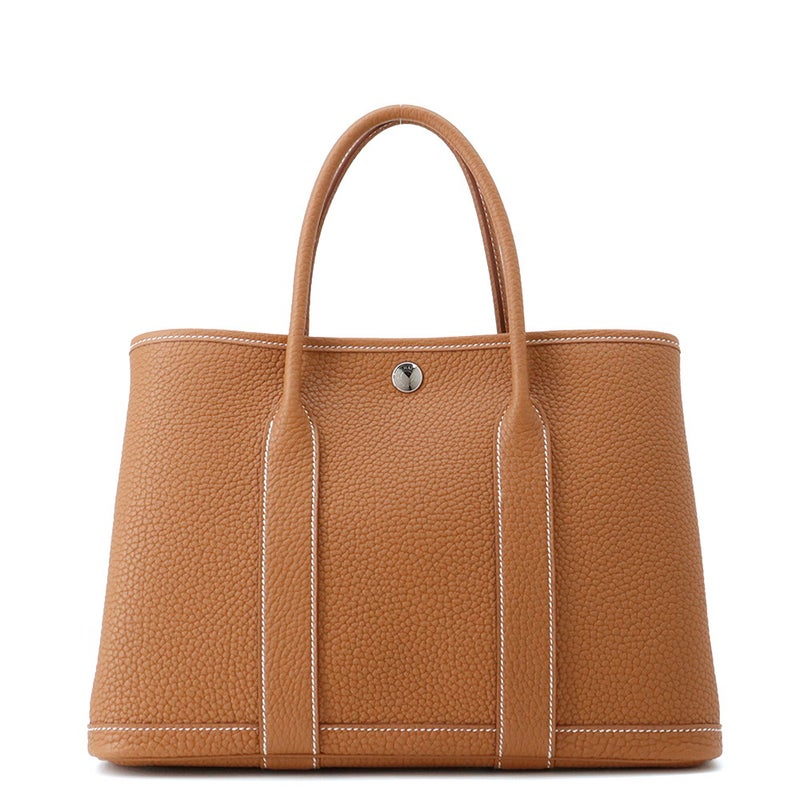 エルメス トートバッグ ガーデンパーティTPM ゴールド/シルバー金具 ネゴンダ K刻印